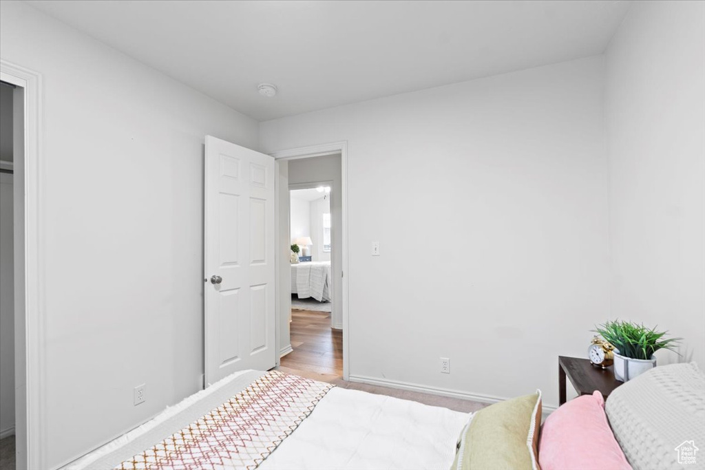 Bedroom featuring baseboards