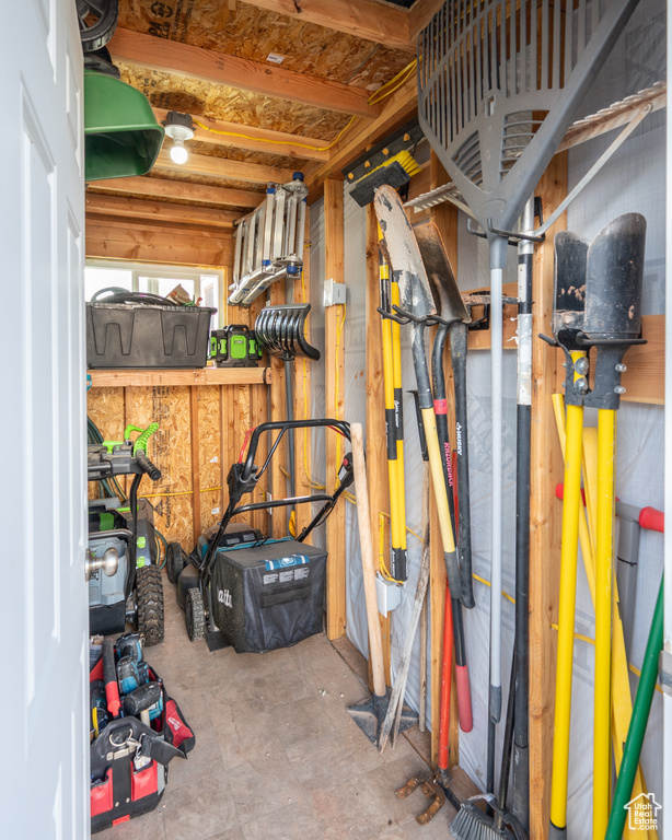 View of storage