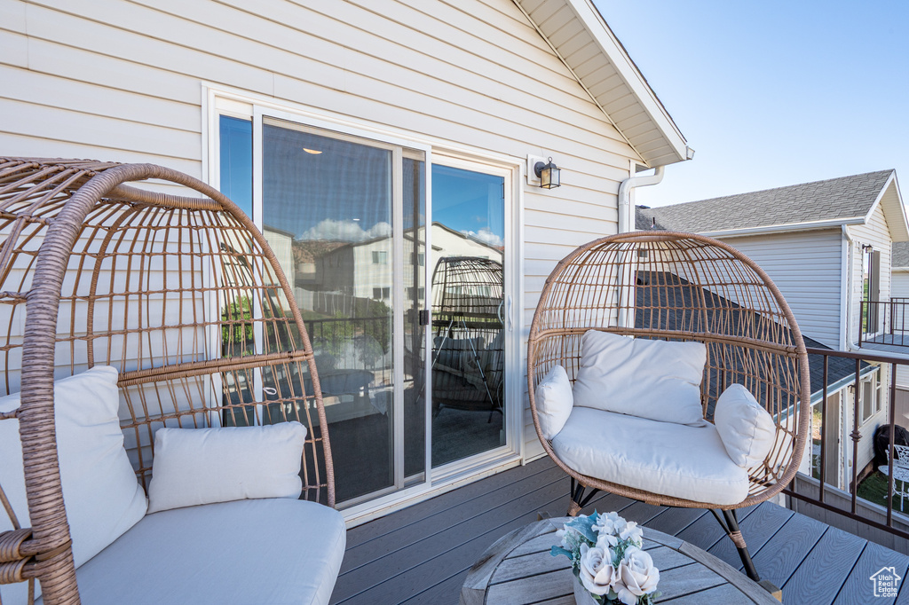 View of deck