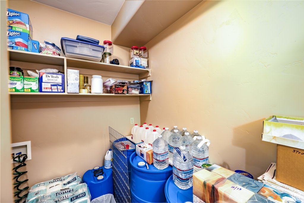 View of storage area