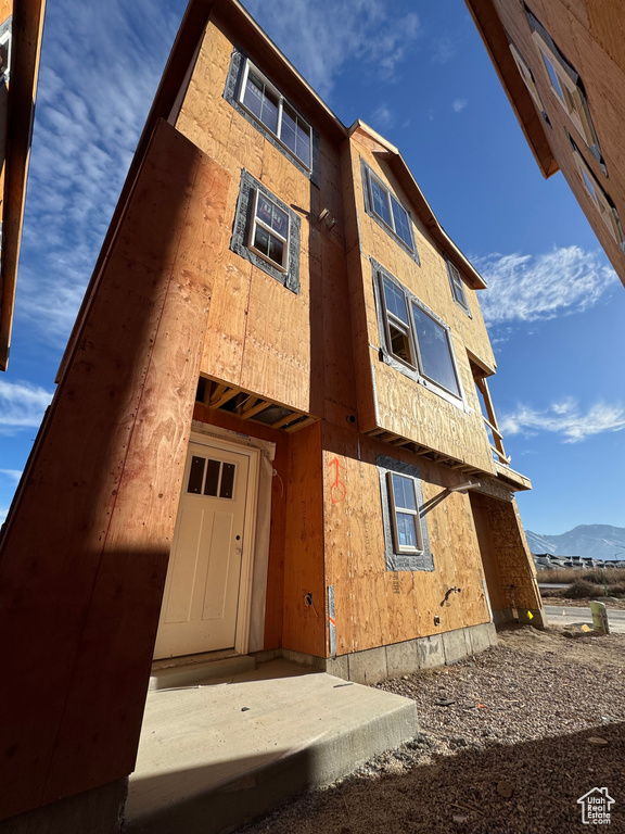 View of property featuring a mountain view