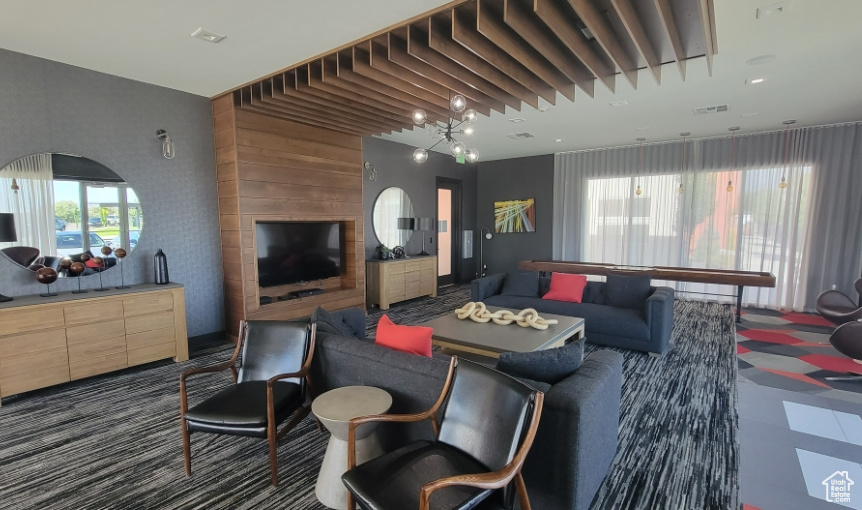 View of living area