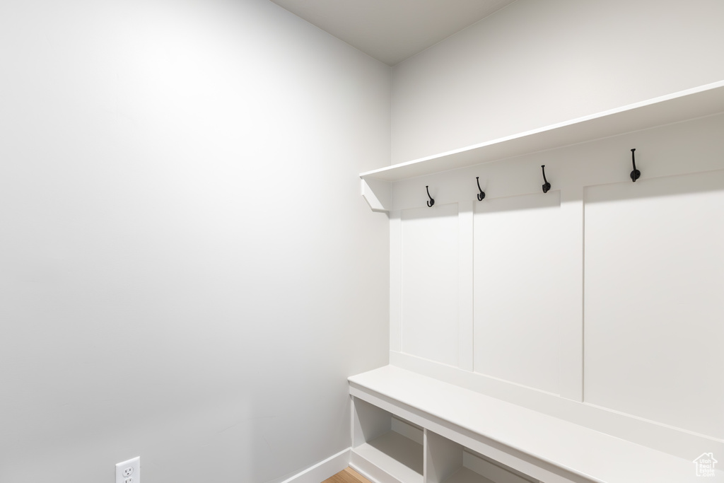 Mudroom with baseboards