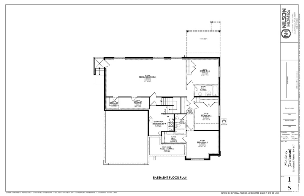 Floor plan / room layout