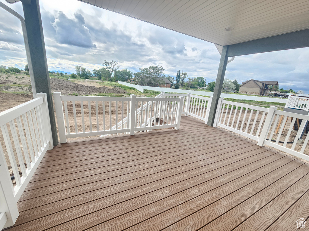 View of deck