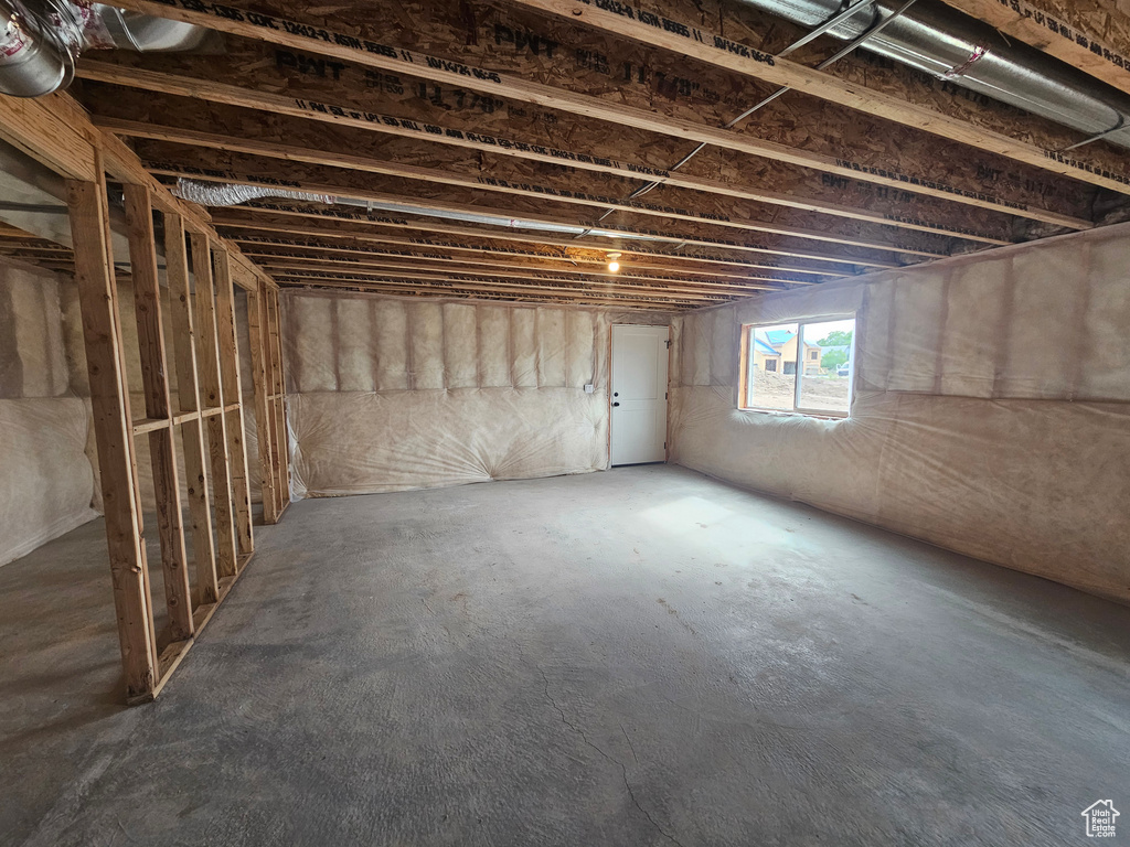 View of basement