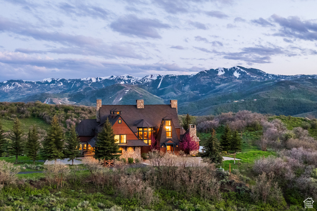 View of mountain backdrop