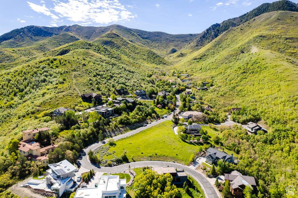 Bird's eye view of mountains