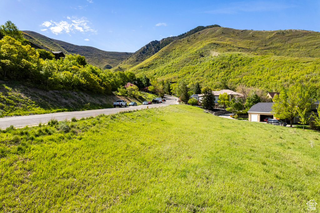 View of mountain backdrop