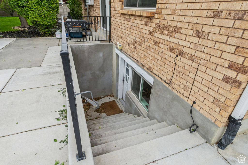 View of stairs