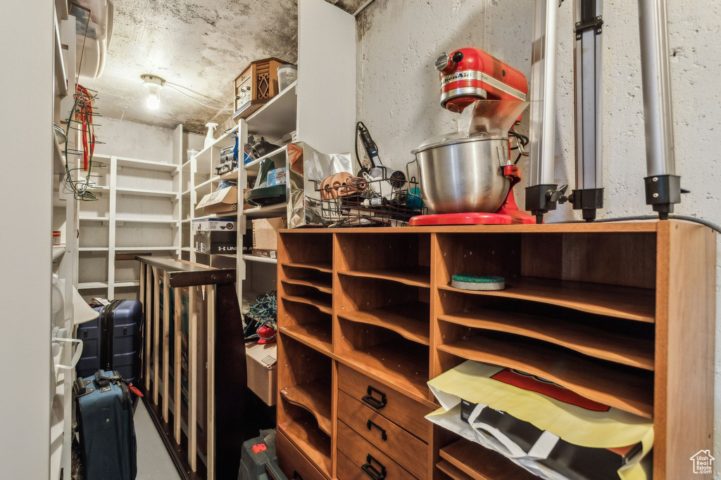 View of storage area