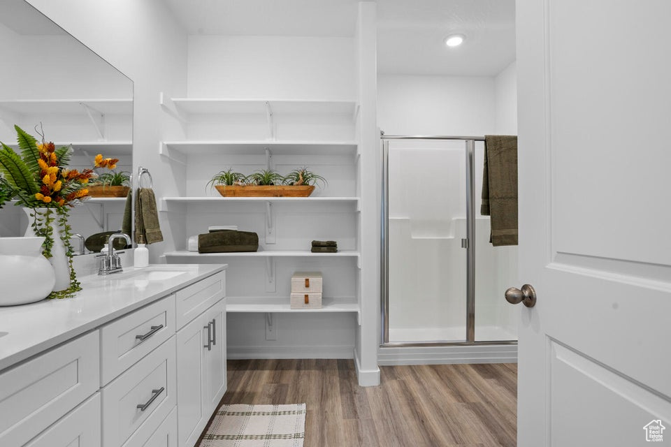 Pantry with a sink