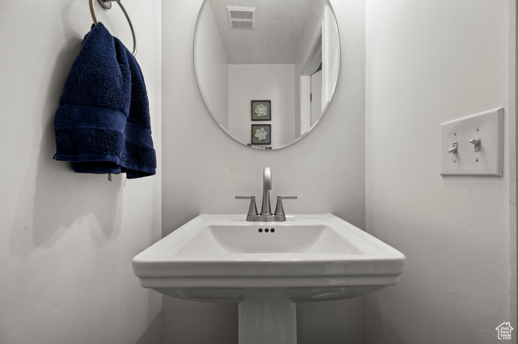 Bathroom featuring a sink
