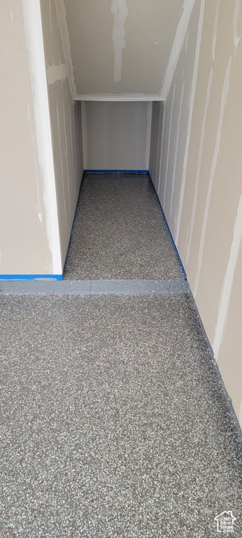 Detailed view of speckle patterned floor