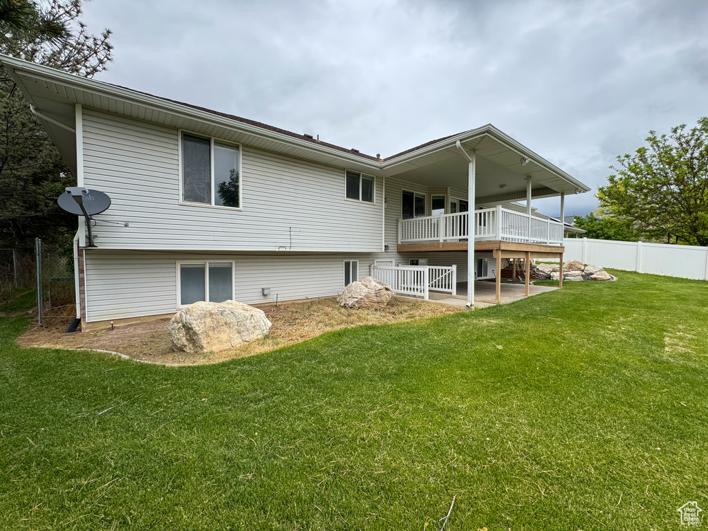 View of back of house