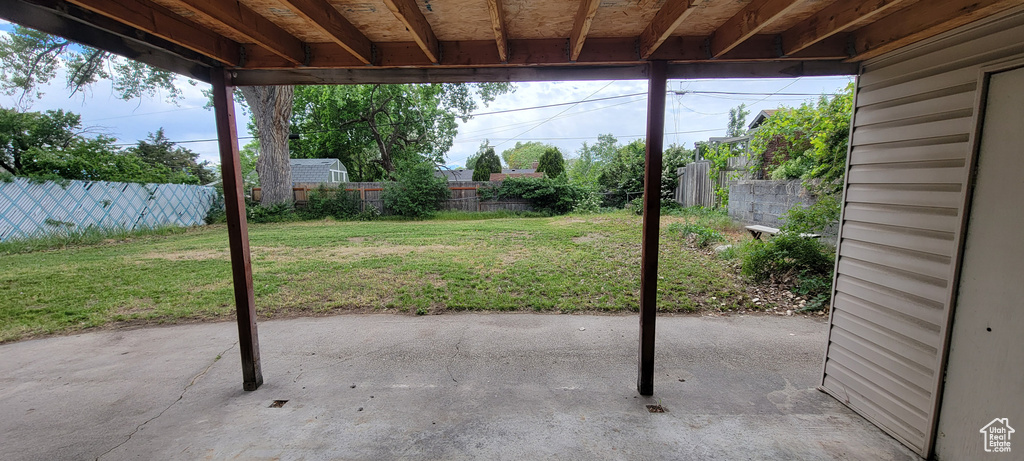View of patio