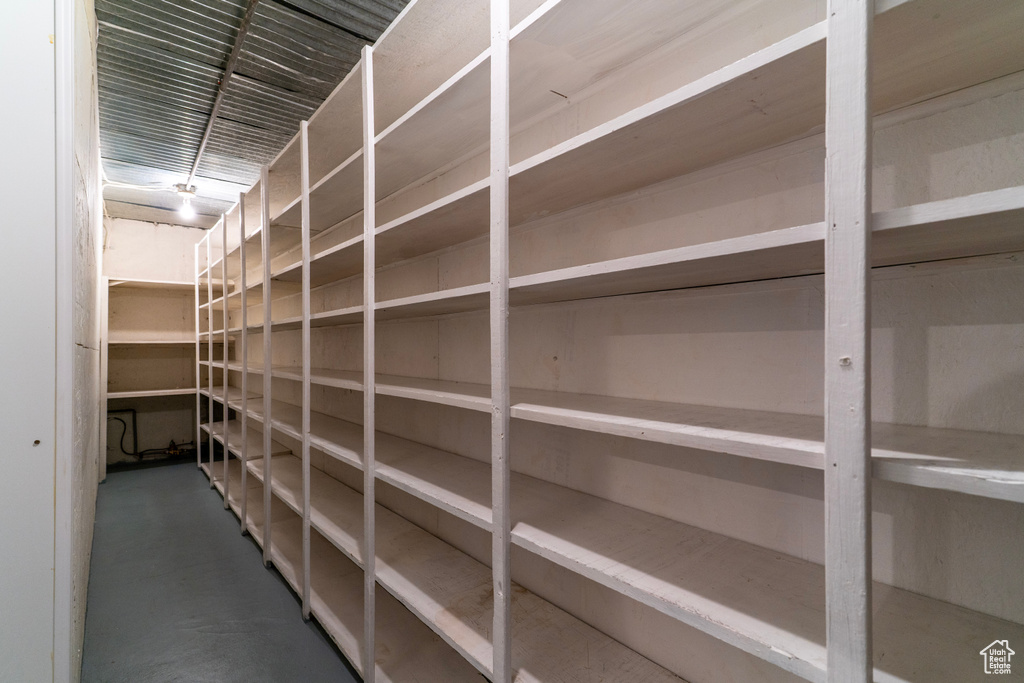 View of storage room