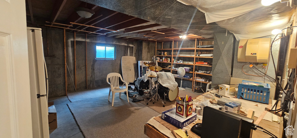 View of basement