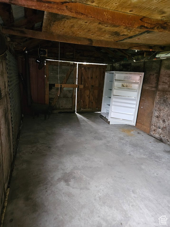View of basement