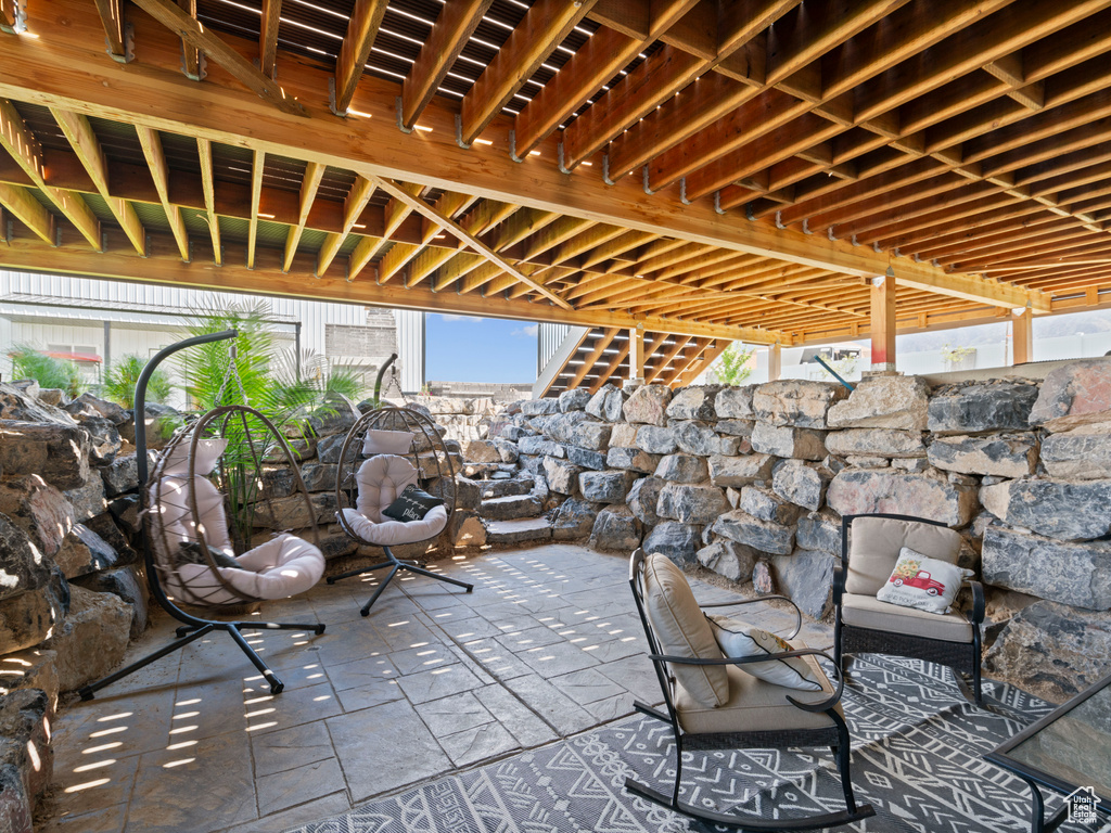 View of patio