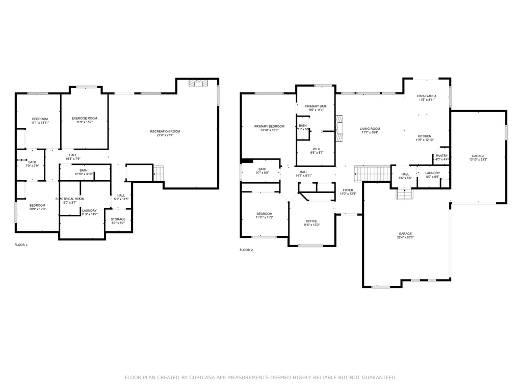 Floor plan / room layout