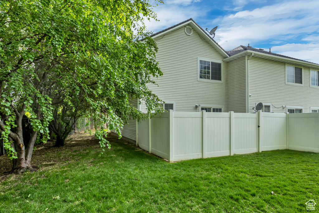 View of back of property