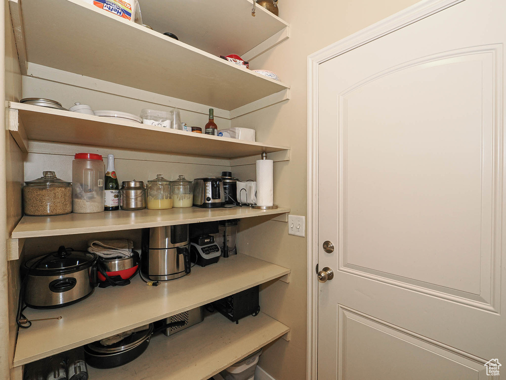 View of storage area