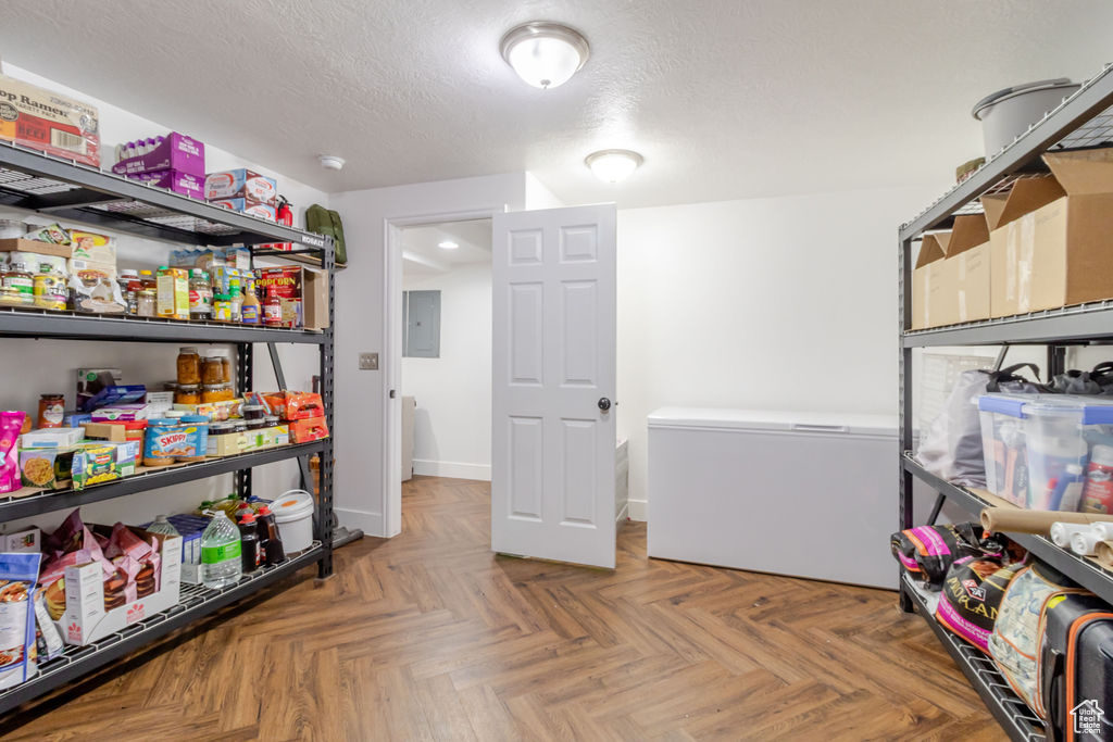 Storage featuring electric panel