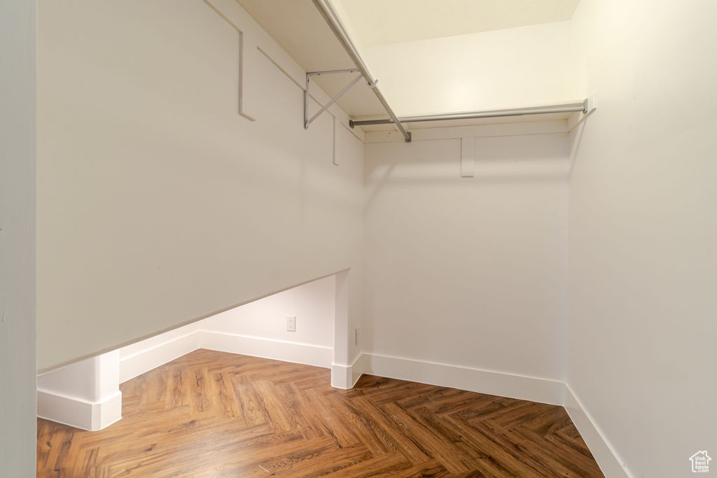 View of spacious closet