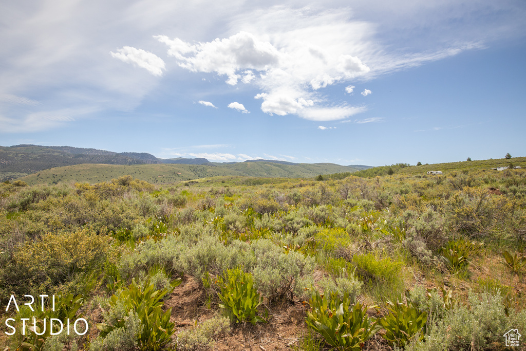 View of mountain backdrop