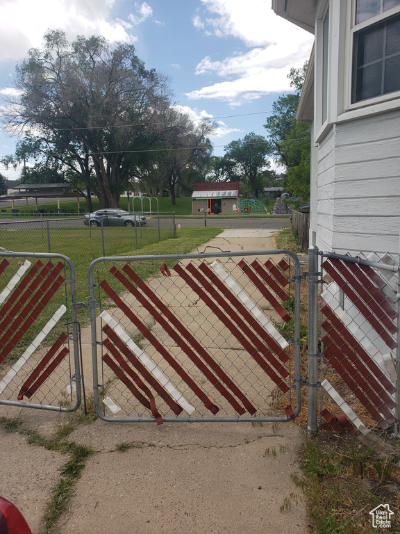 View of gate