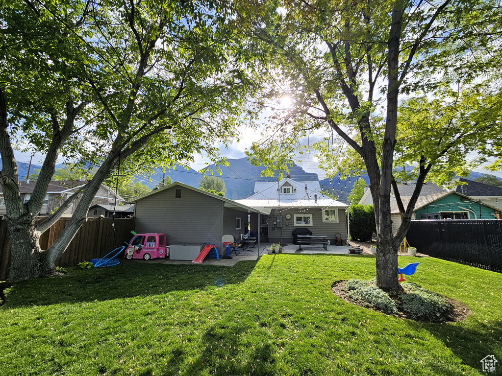 Back of house featuring a patio