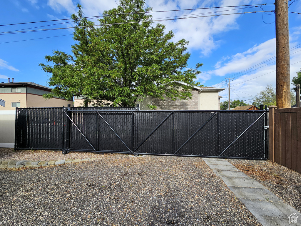 Gate featuring fence