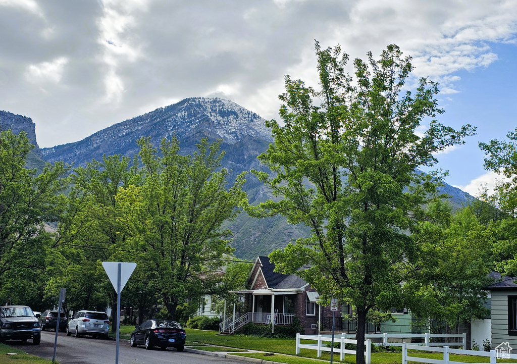 View of mountain backdrop