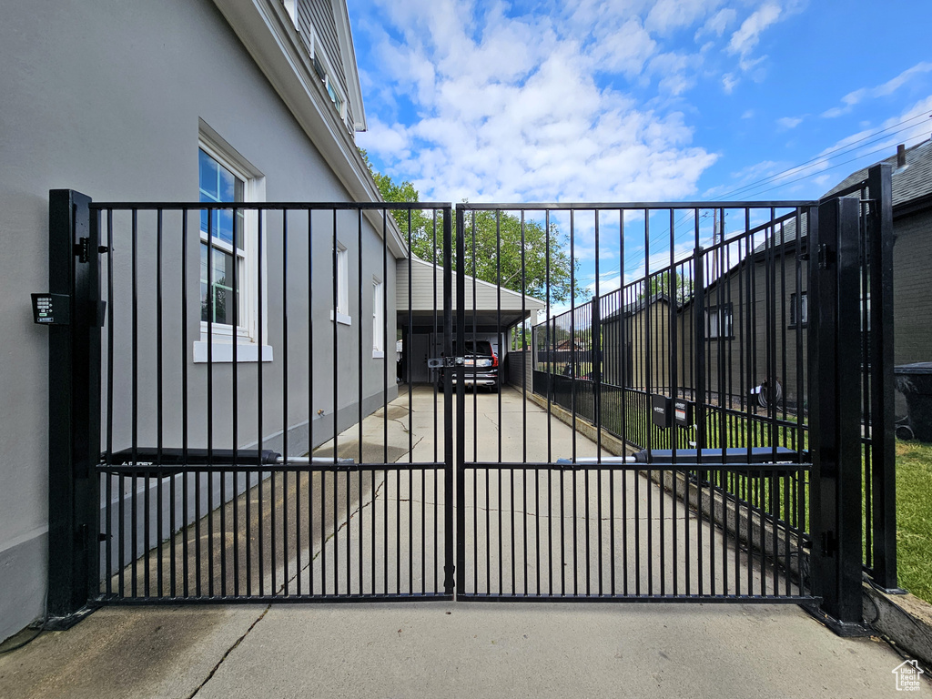 View of gate