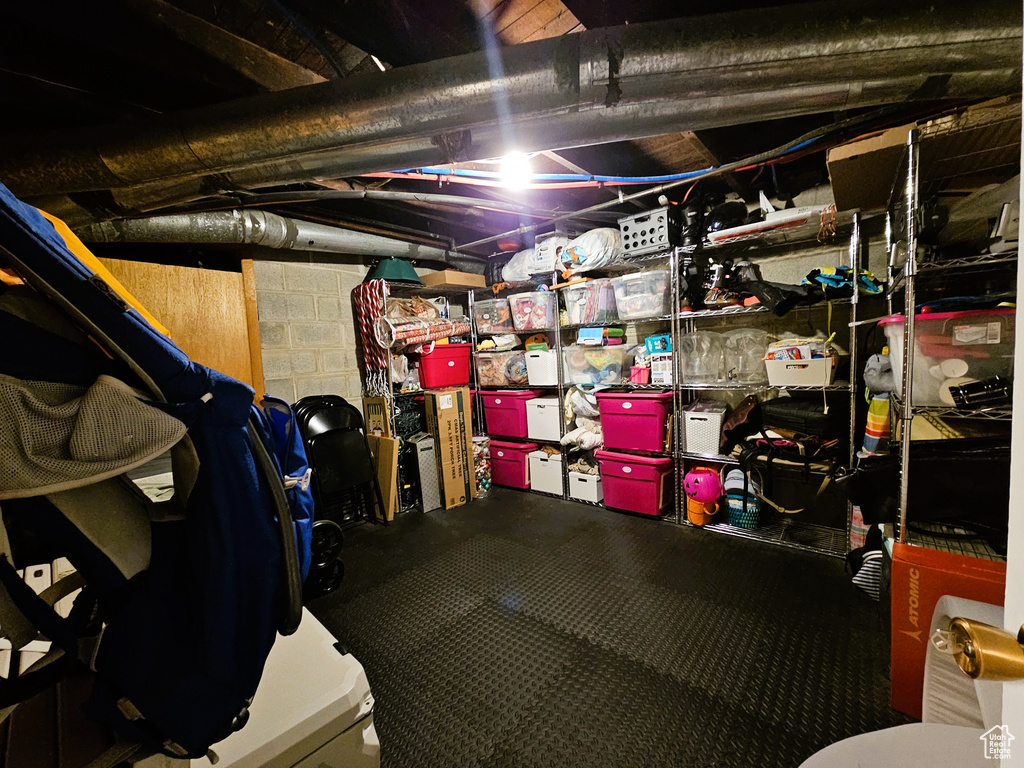 View of storage area