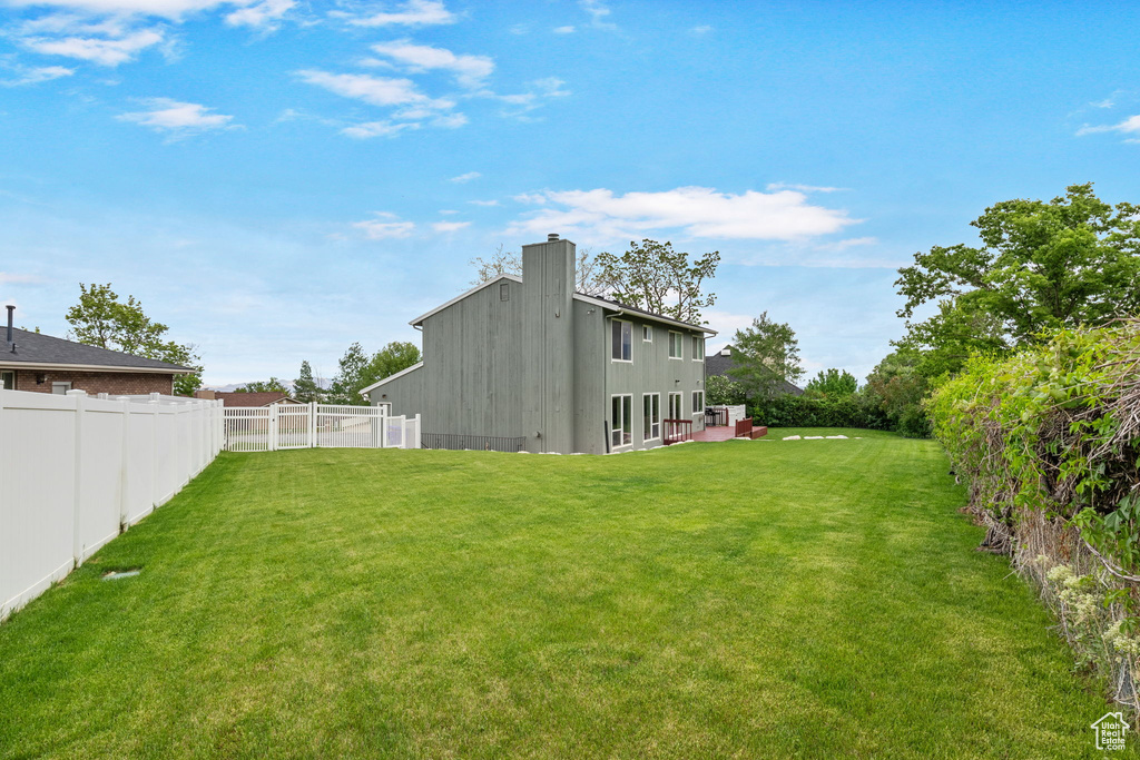 View of yard featuring a patio area