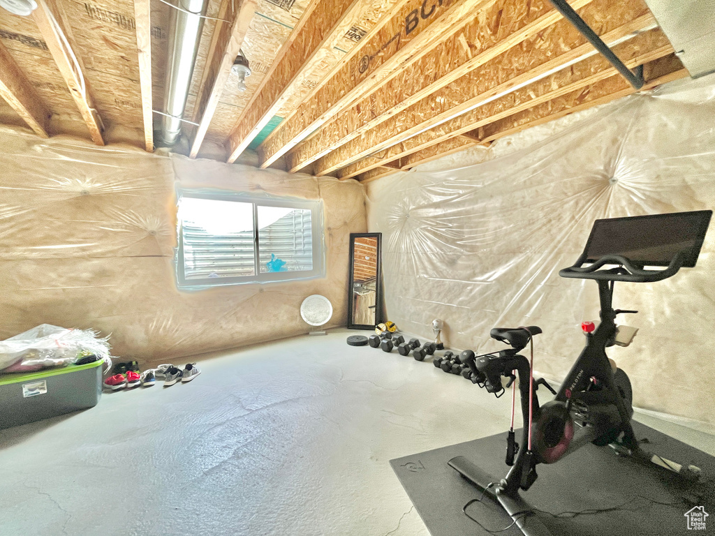 View of workout area