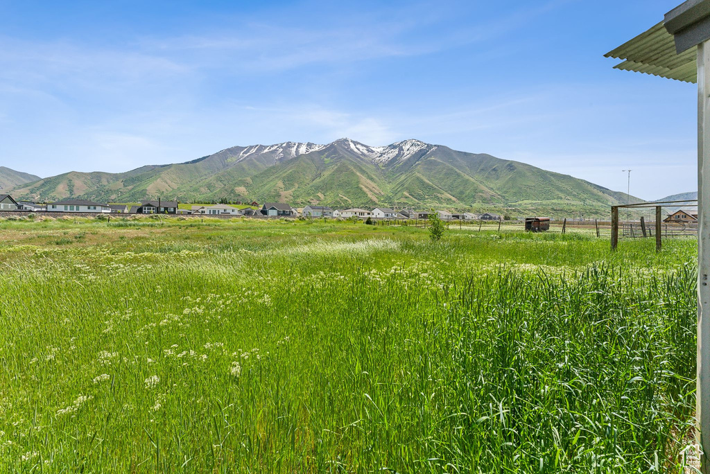 View of mountain background
