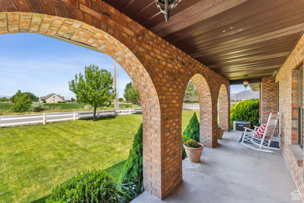 View of patio