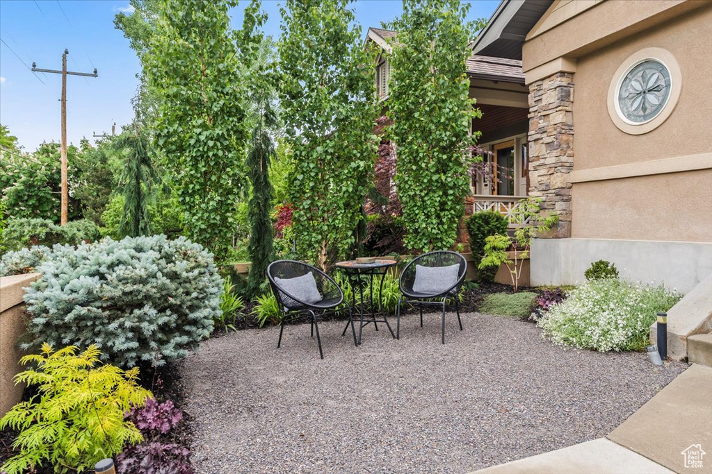 View of patio