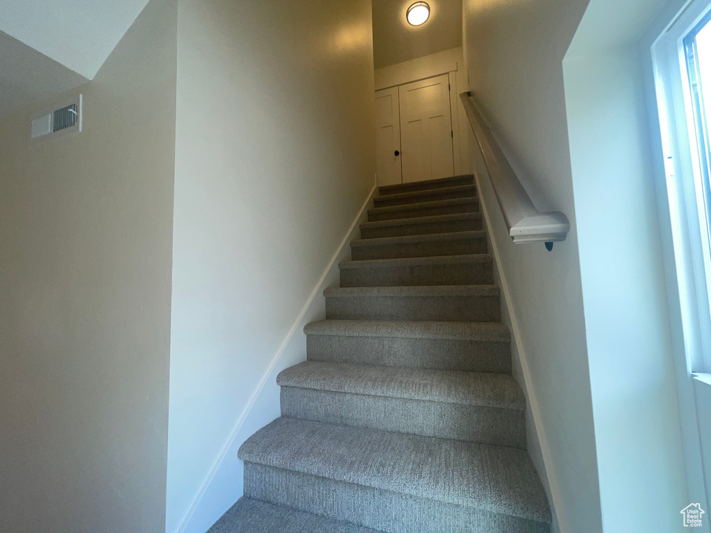 View of stairs