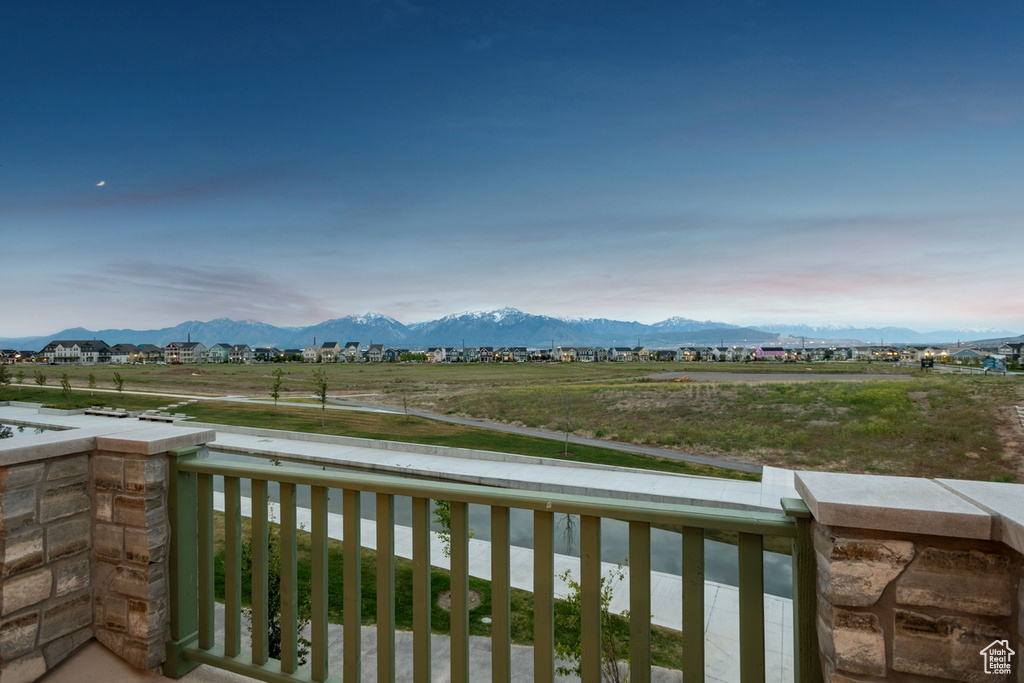 View of mountain background