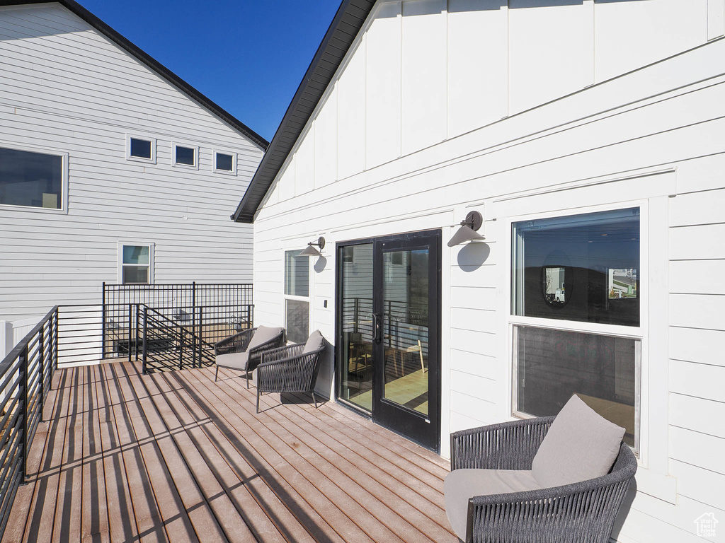 View of deck