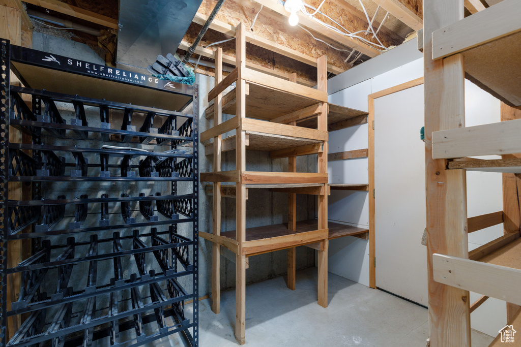 View of storage room