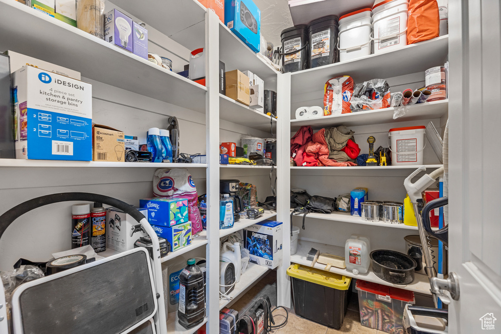 View of storage area