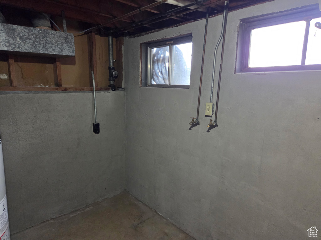 Basement with plenty of natural light