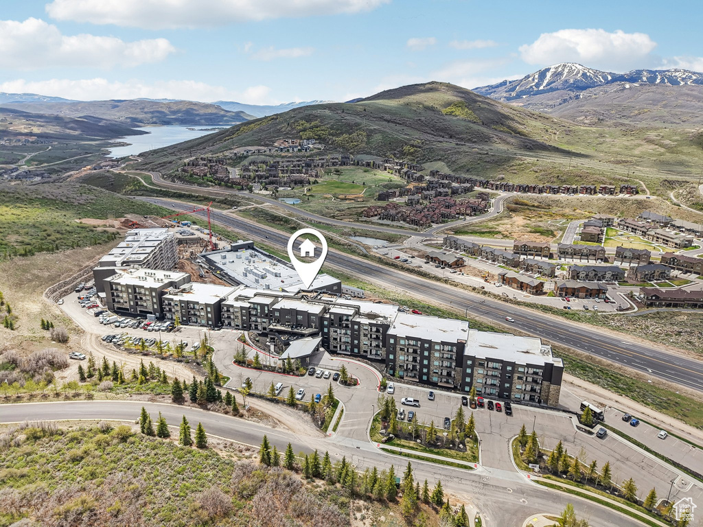 Drone / aerial view of mountains