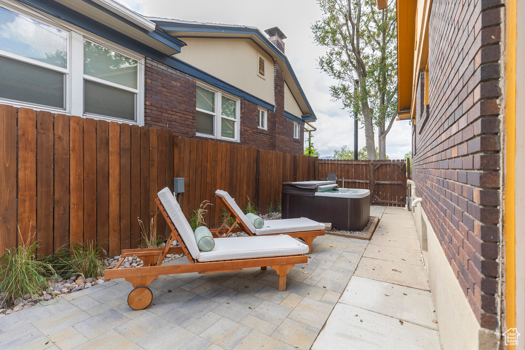 View of patio / terrace featuring a fenced backyard