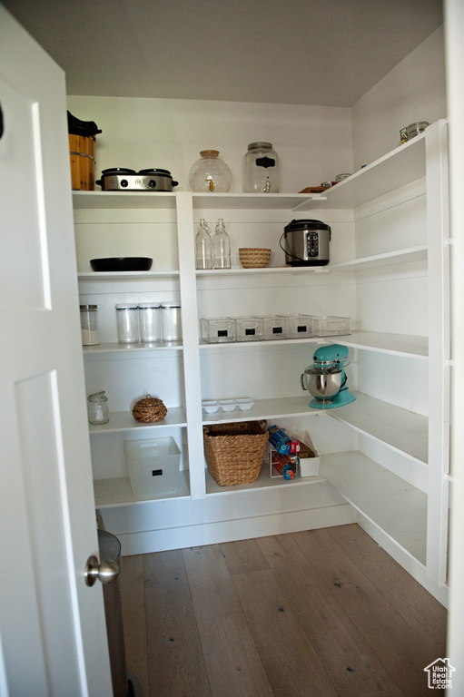 View of storage area